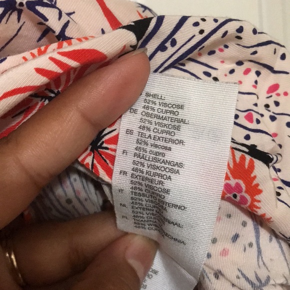 & Other Stories Vintage Look Printed Midi Dress M - Picture 9 of 9